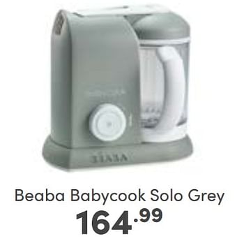 Aanbiedingen Beaba babycook solo grey - Beaba - Geldig van 10/09/2023 tot 16/09/2023 bij Baby & Tiener Megastore