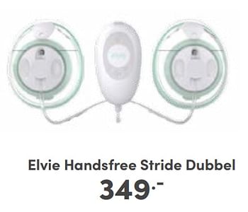 Aanbiedingen Elvie handsfree stride dubbel - Elvie - Geldig van 10/09/2023 tot 16/09/2023 bij Baby & Tiener Megastore