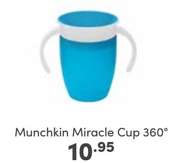 Aanbiedingen Munchkin miracle cup 360° - Munchkin - Geldig van 10/09/2023 tot 16/09/2023 bij Baby & Tiener Megastore