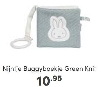 Aanbiedingen Nijntje buggyboekje green knit - Nijntje - Geldig van 10/09/2023 tot 16/09/2023 bij Baby & Tiener Megastore