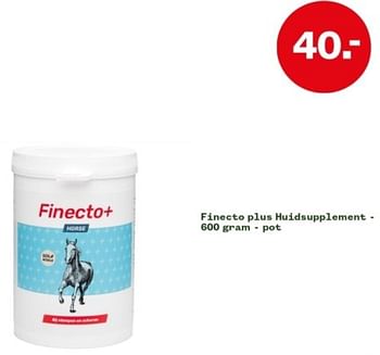 Aanbiedingen Finecto plus huidsupplement - Finecto - Geldig van 04/09/2023 tot 24/09/2023 bij Welkoop