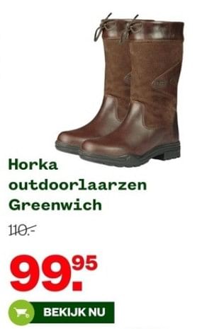 Aanbiedingen Horka outdoorlaarzen greenwich - Horka - Geldig van 04/09/2023 tot 24/09/2023 bij Welkoop