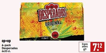 Aanbiedingen 6-pack desperados - Desperados - Geldig van 11/09/2023 tot 17/09/2023 bij Aldi