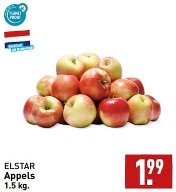 Aanbiedingen Elstar appels - Huismerk - Aldi - Geldig van 11/09/2023 tot 17/09/2023 bij Aldi