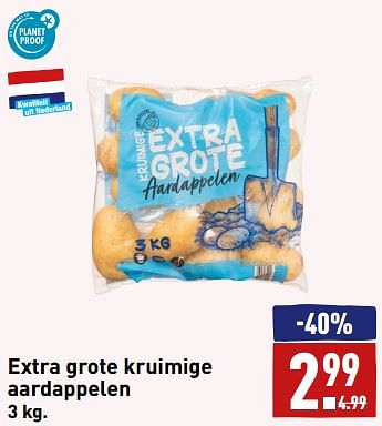 Aanbiedingen Extra grote kruimige aardappelen - Huismerk - Aldi - Geldig van 11/09/2023 tot 17/09/2023 bij Aldi
