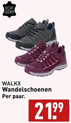 Aanbiedingen Wandelschoenen - Walkx - Geldig van 11/09/2023 tot 17/09/2023 bij Aldi