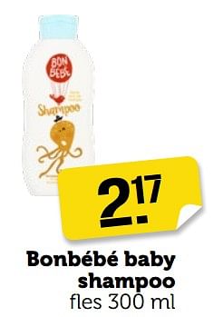 Aanbiedingen Bonbébé baby shampoo - Bonbébé - Geldig van 11/09/2023 tot 17/09/2023 bij Coop