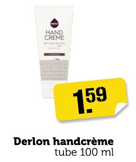 Aanbiedingen Derlon handcrème - Derlon - Geldig van 11/09/2023 tot 17/09/2023 bij Coop
