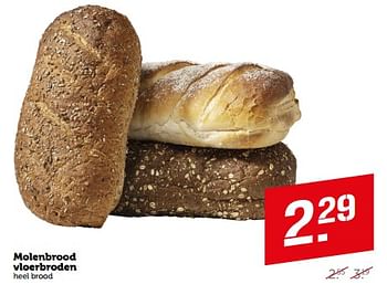 Aanbiedingen Molenbrood vloerbroden - Huismerk - Coop - Geldig van 11/09/2023 tot 17/09/2023 bij Coop