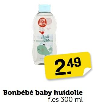 Aanbiedingen Bonbébé baby huidolie - Bonbébé - Geldig van 11/09/2023 tot 17/09/2023 bij Coop