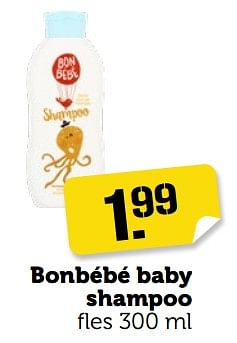 Aanbiedingen Bonbébé baby shampoo - Bonbébé - Geldig van 11/09/2023 tot 17/09/2023 bij Coop