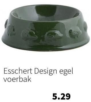 Aanbiedingen Esschert design egel voerbak - Esschert Design - Geldig van 11/09/2023 tot 17/09/2023 bij Intratuin