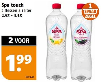 Aanbiedingen Spa touch - Spa - Geldig van 11/09/2023 tot 17/09/2023 bij Poiesz