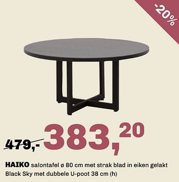 Aanbiedingen Haiko salontafel - Huismerk - Trendhopper - Geldig van 20/08/2023 tot 24/09/2023 bij Trendhopper