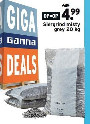 Aanbiedingen Siergrind misty grey - Huismerk - Gamma - Geldig van 11/09/2023 tot 17/09/2023 bij Gamma
