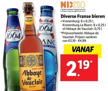 Aanbiedingen Diverse franse bieren - Huismerk - Lidl - Geldig van 11/09/2023 tot 17/09/2023 bij Lidl