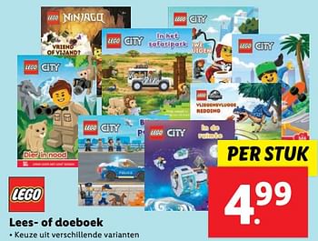 Aanbiedingen Lees- of doeboek - Lego - Geldig van 11/09/2023 tot 17/09/2023 bij Lidl