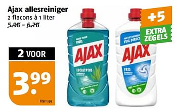 Aanbiedingen Ajax allesreiniger - Ajax - Geldig van 11/09/2023 tot 17/09/2023 bij Poiesz