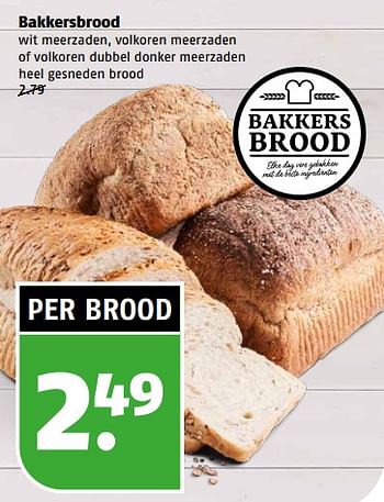 Aanbiedingen Bakkersbrood - Huismerk Poiesz - Geldig van 11/09/2023 tot 17/09/2023 bij Poiesz