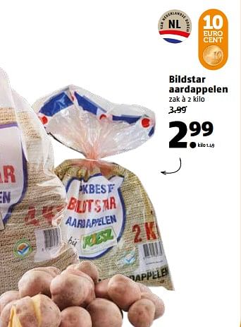 Aanbiedingen Bildstar aardappelen - Huismerk Poiesz - Geldig van 11/09/2023 tot 17/09/2023 bij Poiesz