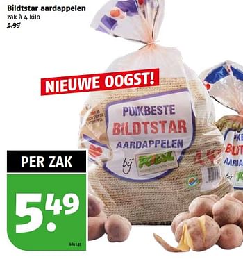 Aanbiedingen Bildtstar aardappelen - Huismerk Poiesz - Geldig van 11/09/2023 tot 17/09/2023 bij Poiesz