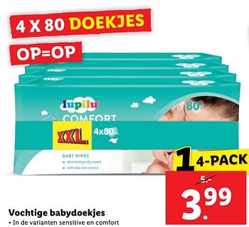 Aanbiedingen Vochtige babydoekjes - Lupilu - Geldig van 11/09/2023 tot 17/09/2023 bij Lidl
