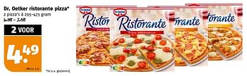 Aanbiedingen Dr. oetker ristorante pizza - Dr. Oetker - Geldig van 11/09/2023 tot 17/09/2023 bij Poiesz