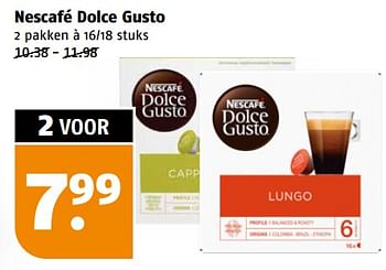 Aanbiedingen Nescafé dolce gusto - Nescafe - Geldig van 11/09/2023 tot 17/09/2023 bij Poiesz
