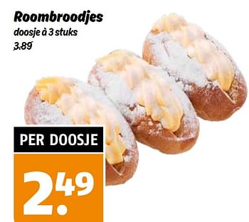 Aanbiedingen Roombroodjes - Huismerk Poiesz - Geldig van 11/09/2023 tot 17/09/2023 bij Poiesz
