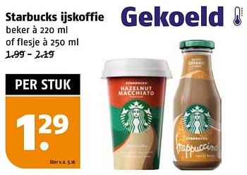Aanbiedingen Starbucks ijskoffie - Starbucks - Geldig van 11/09/2023 tot 17/09/2023 bij Poiesz