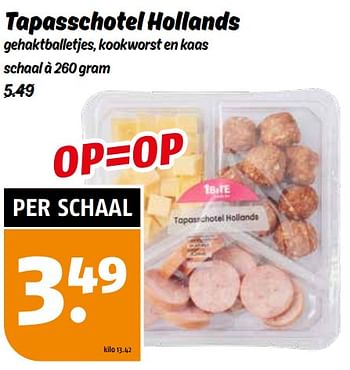Aanbiedingen Tapasschotel hollands - Huismerk Poiesz - Geldig van 11/09/2023 tot 17/09/2023 bij Poiesz