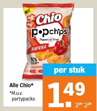 Aanbiedingen Alle chio - Chio - Geldig van 11/09/2023 tot 17/09/2023 bij Albert Heijn