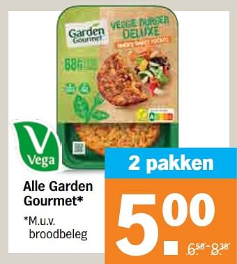 Aanbiedingen Alle garden gourmet - Garden Gourmet - Geldig van 11/09/2023 tot 17/09/2023 bij Albert Heijn