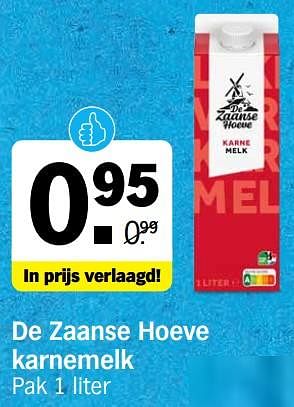Aanbiedingen De zaanse hoeve karnemelk - De Zaanse Hoeve - Geldig van 11/09/2023 tot 17/09/2023 bij Albert Heijn