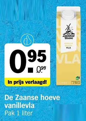 Aanbiedingen De zaanse hoeve vanillevla - De Zaanse Hoeve - Geldig van 11/09/2023 tot 17/09/2023 bij Albert Heijn