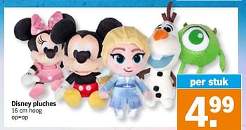 Aanbiedingen Disney pluches - Disney - Geldig van 11/09/2023 tot 17/09/2023 bij Albert Heijn