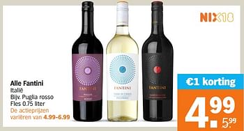 Aanbiedingen Fantini puglia rosso - Rode wijnen - Geldig van 11/09/2023 tot 17/09/2023 bij Albert Heijn