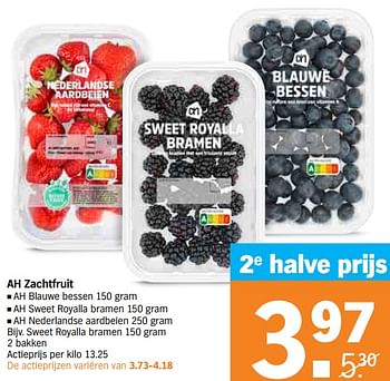 Aanbiedingen Sweet royalla bramen - Huismerk - Albert Heijn - Geldig van 11/09/2023 tot 17/09/2023 bij Albert Heijn