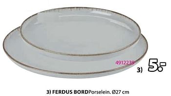 Aanbiedingen Ferdus bord - Huismerk - Jysk - Geldig van 11/09/2023 tot 24/09/2023 bij Jysk