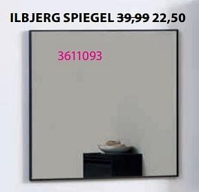 Aanbiedingen Ilbjerg spiegel - Huismerk - Jysk - Geldig van 11/09/2023 tot 24/09/2023 bij Jysk