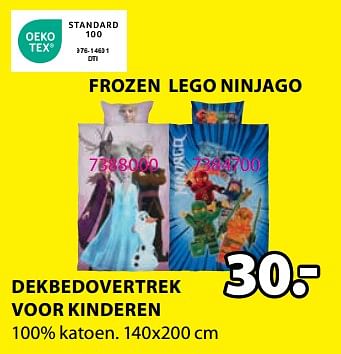 Aanbiedingen Dekbedovertrek voor kinderen frozen - Huismerk - Jysk - Geldig van 11/09/2023 tot 24/09/2023 bij Jysk