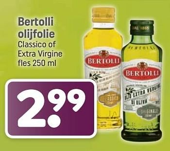 Aanbiedingen Bertolli olijfolie - Bertolli - Geldig van 04/09/2023 tot 17/09/2023 bij Dagwinkel