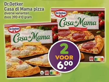 Aanbiedingen Dr.oetker casa di mama pizza - Dr. Oetker - Geldig van 04/09/2023 tot 17/09/2023 bij Dagwinkel