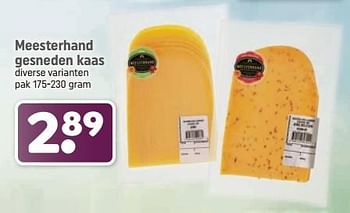 Aanbiedingen Meesterhand gesneden kaas - Meesterhand - Geldig van 04/09/2023 tot 17/09/2023 bij Dagwinkel
