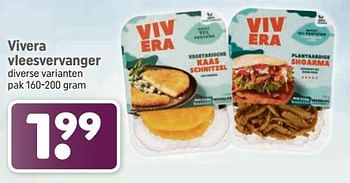 Aanbiedingen Vivera vleesvervanger - Vivera - Geldig van 04/09/2023 tot 17/09/2023 bij Dagwinkel