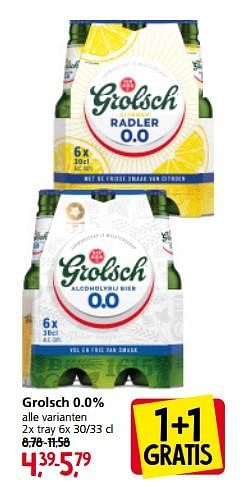 Aanbiedingen Grolsch 0.0% - Grolsch - Geldig van 11/09/2023 tot 17/09/2023 bij Jan Linders