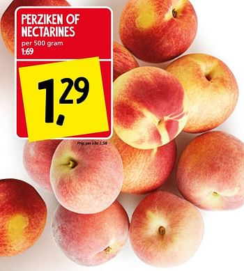 Aanbiedingen Perziken of nectarines - Huismerk - Jan Linders - Geldig van 11/09/2023 tot 17/09/2023 bij Jan Linders