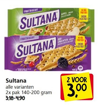 Aanbiedingen Sultana - Sultana - Geldig van 11/09/2023 tot 17/09/2023 bij Jan Linders