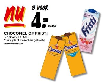 Aanbiedingen Chocomel of fristi - Huismerk - Jumbo Supermarkten - Geldig van 13/09/2023 tot 19/09/2023 bij Jumbo Supermarkten