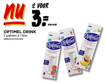 Aanbiedingen Optimel drink - Optimel - Geldig van 13/09/2023 tot 19/09/2023 bij Jumbo Supermarkten
